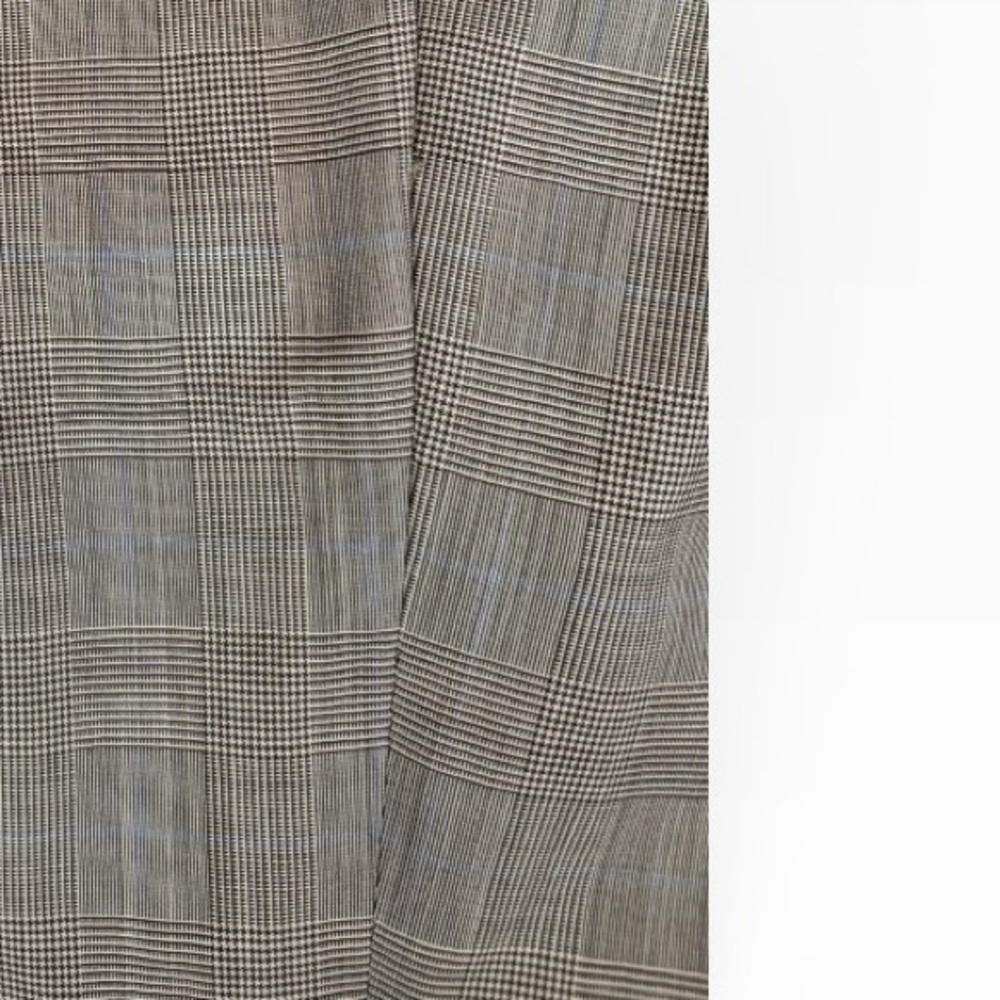 Luxury American Tailors Men’s Brown Glen Plaid 2-Piece Suit 44R 36x32 Windowpane - Picture 4 of 8